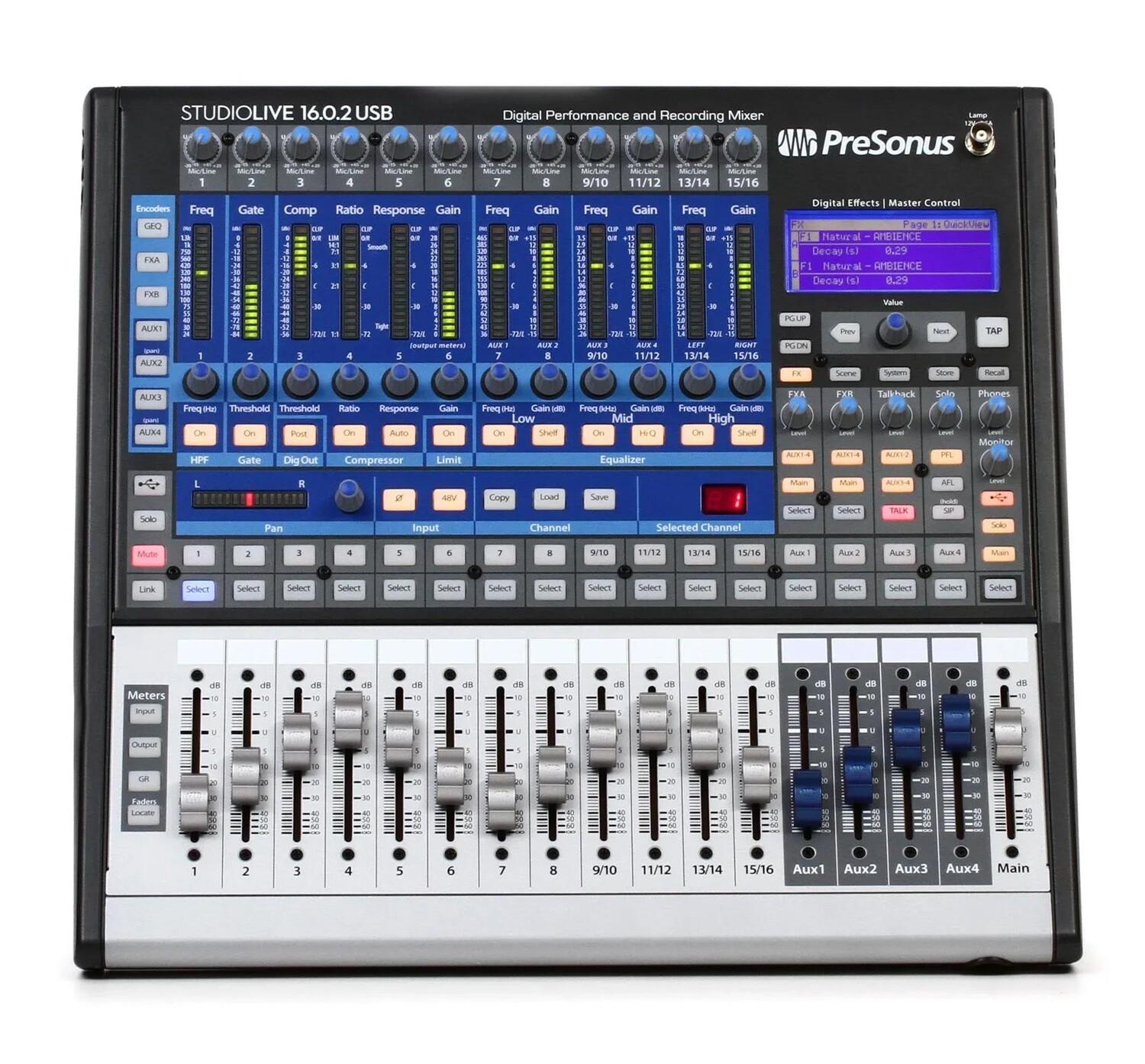 

PreSonus StudioLive 16.0.2 USB 16-канальный цифровой микшер