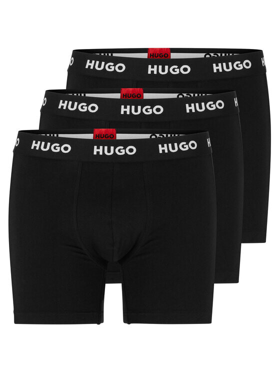

Комплект из 3 боксеров Hugo, черный