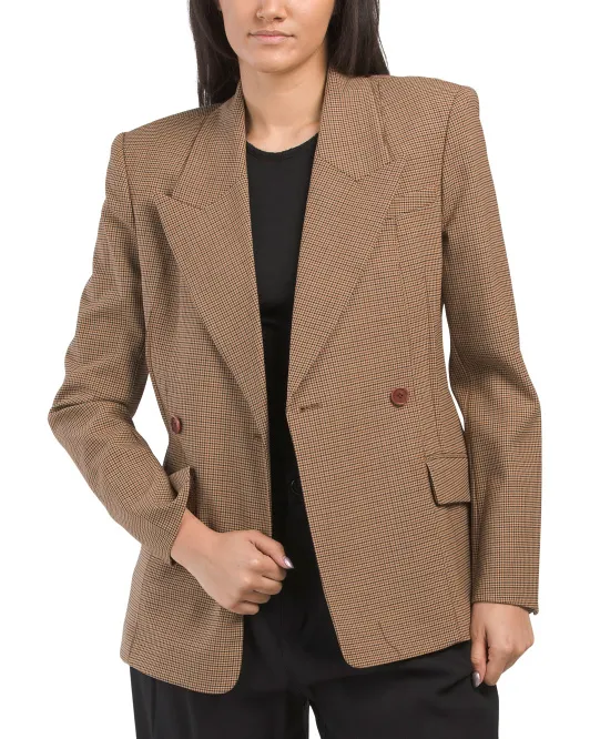 

Двубортный пиджак Dorit Jonathan Simkhai, цвет Teak