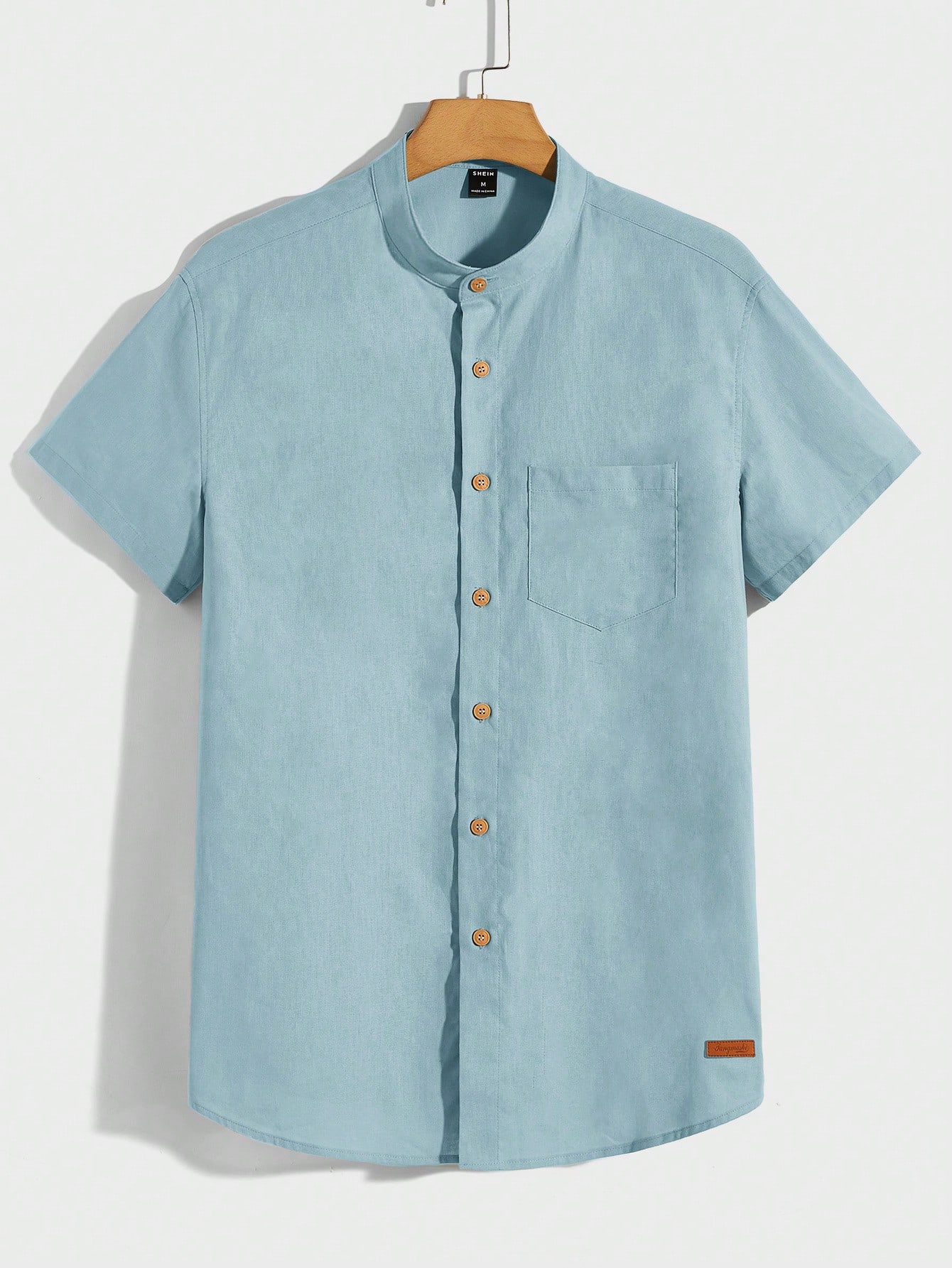 Мужская тканая рубашка Manfinity Homme с карманами, синий
