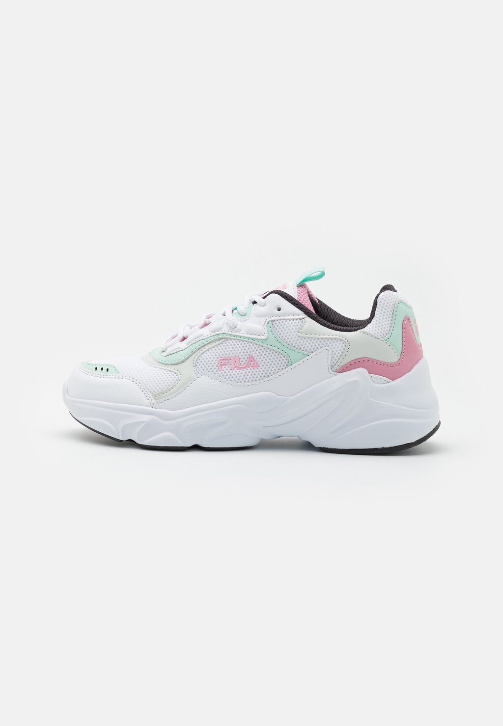 

Низкие кроссовки Collene Fila, цвет white/mint/pink