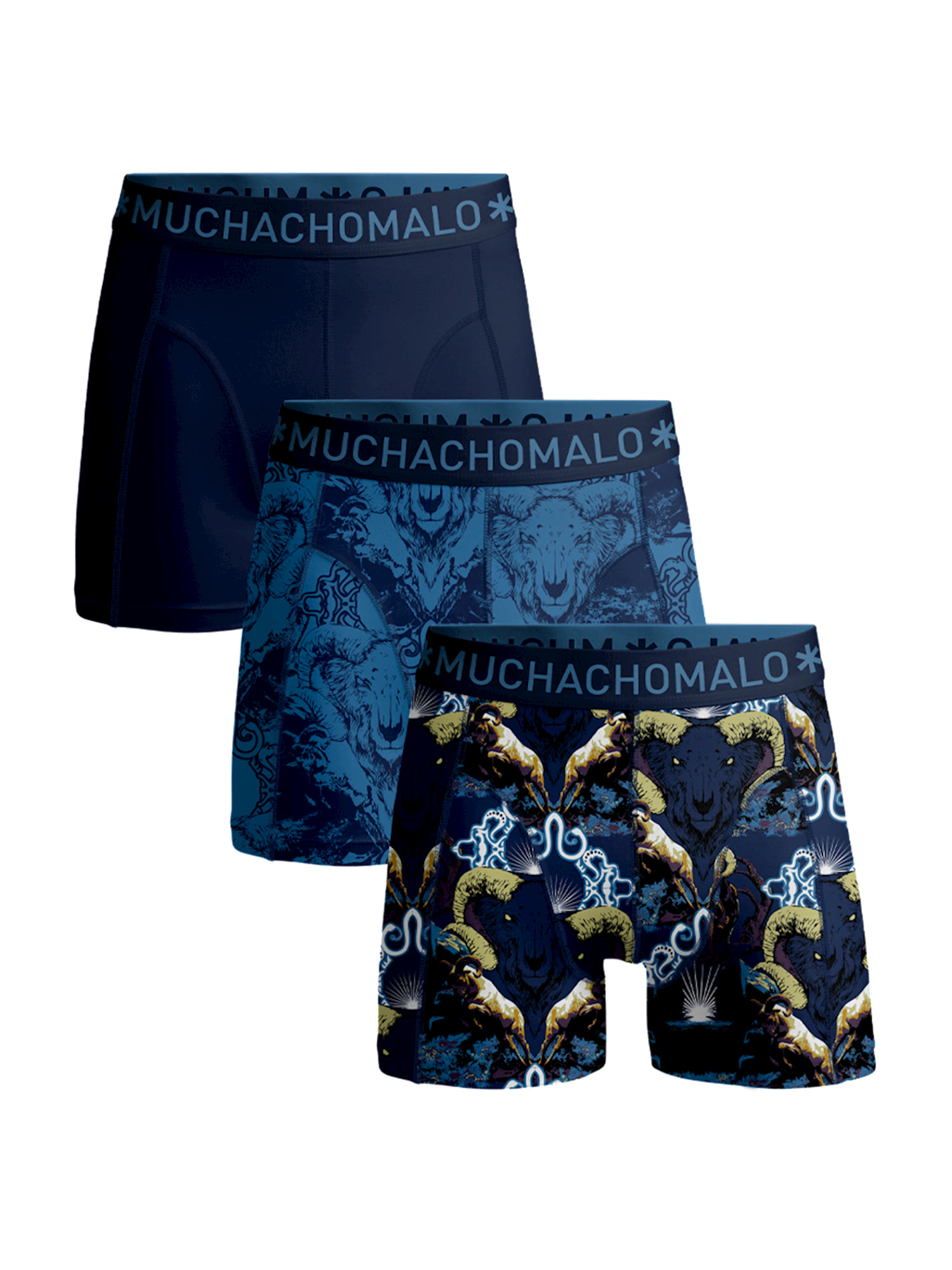 Боксеры Muchachomalo 3er-Set: Boxershorts, разноцветный