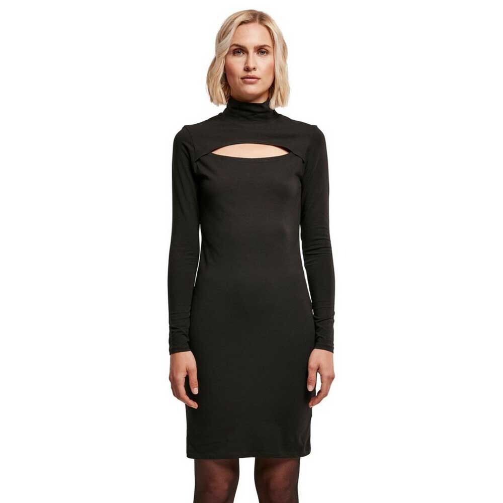 

Короткое платье Urban Classics Stretch Cut-Out Long Sleeve, черный