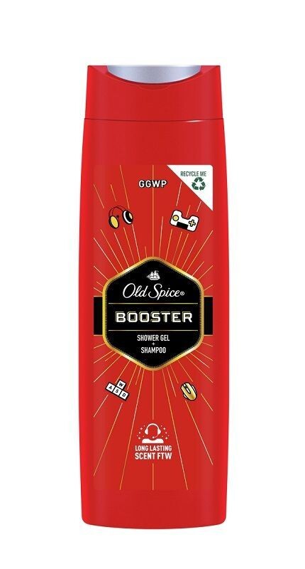 

Old Spice Booster гель для мытья тела и волос, 400 ml