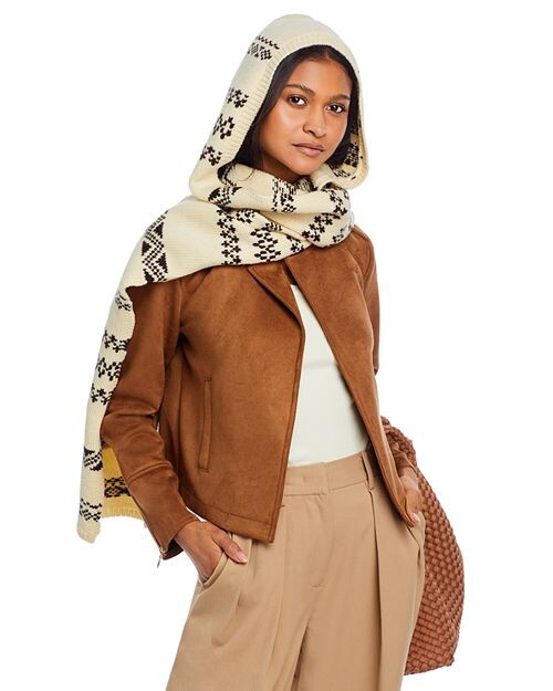 

Шерстяной шарф Brooke с капюшоном rag & bone, цвет Multi