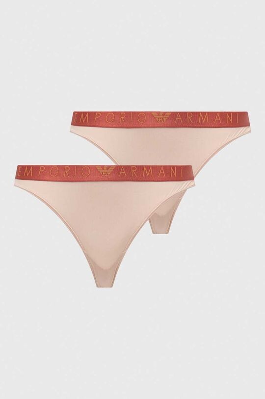 

Бразильский, 2 шт. Emporio Armani Underwear, бежевый