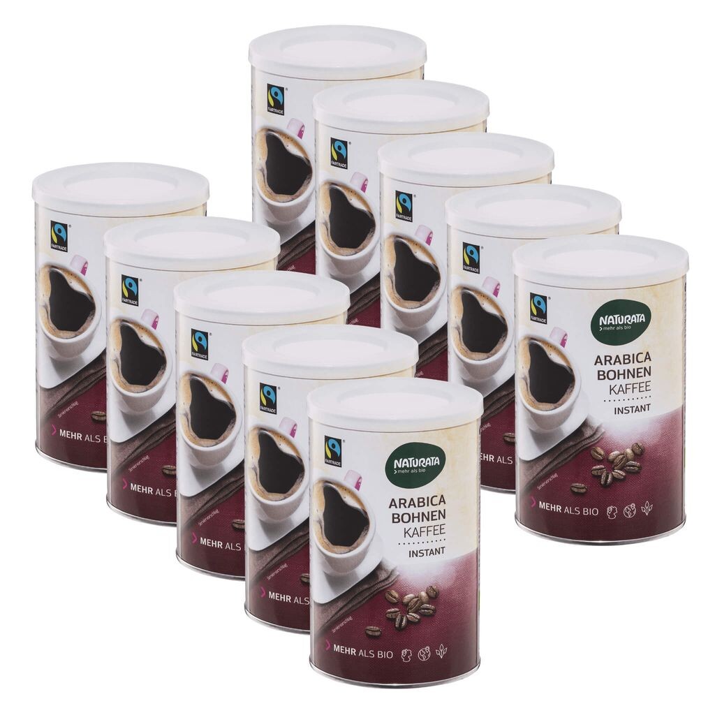 

NATURATA Кофе арабика в зернах, растворимый (10 х 100 г)