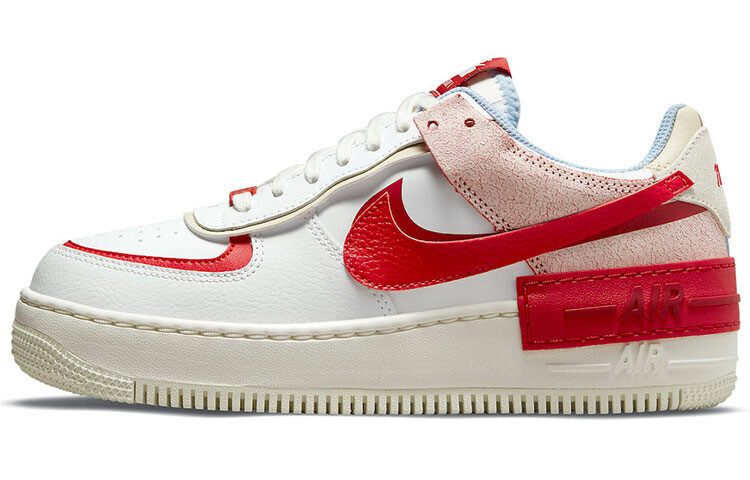 

Женские скейтерские туфли Nike Air Force 1 Low Shadow белый/красный/синий