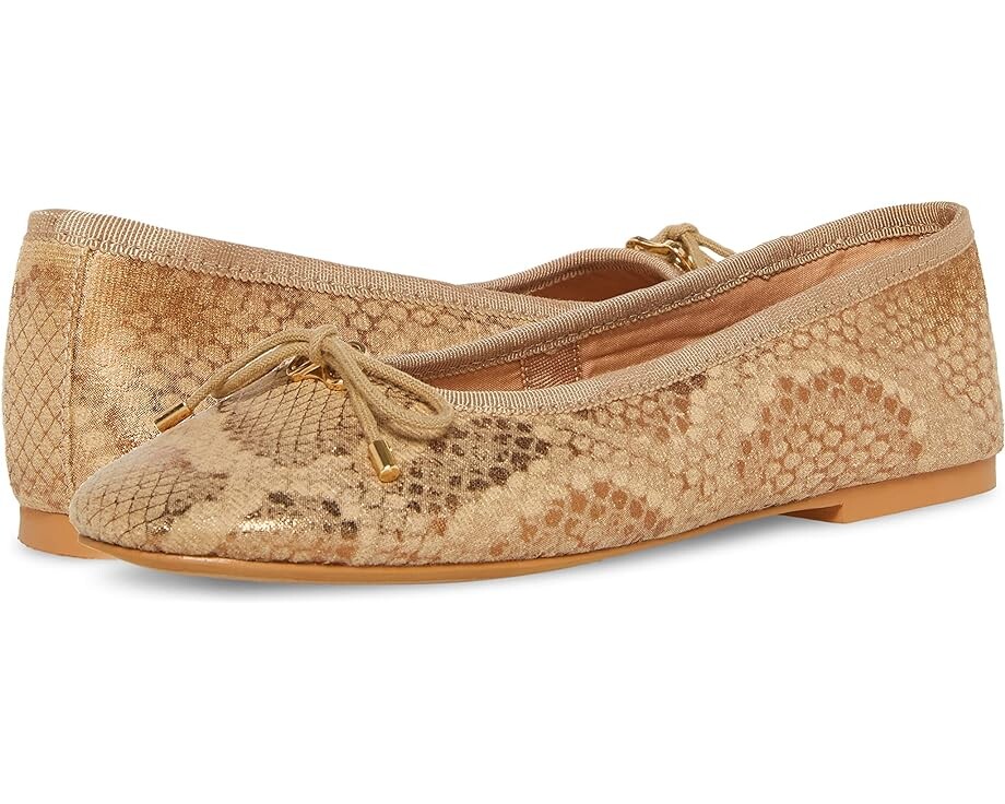 Балетки Steve Madden Blossoms Ballet Flat, цвет Gold Snake