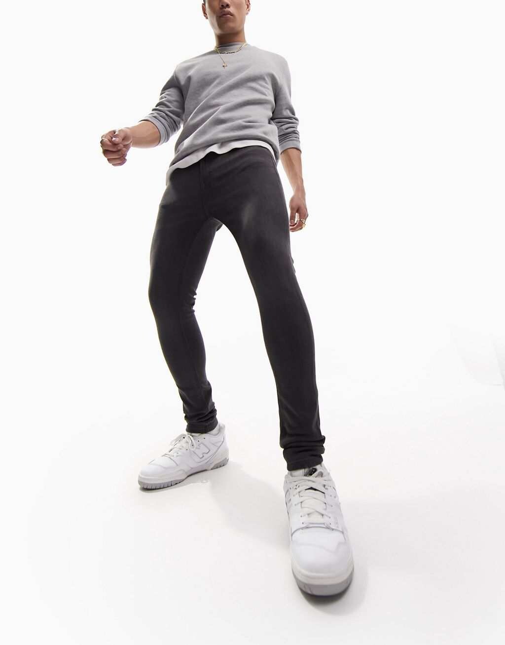 

Черные эластичные джинсы ASOS DESIGN