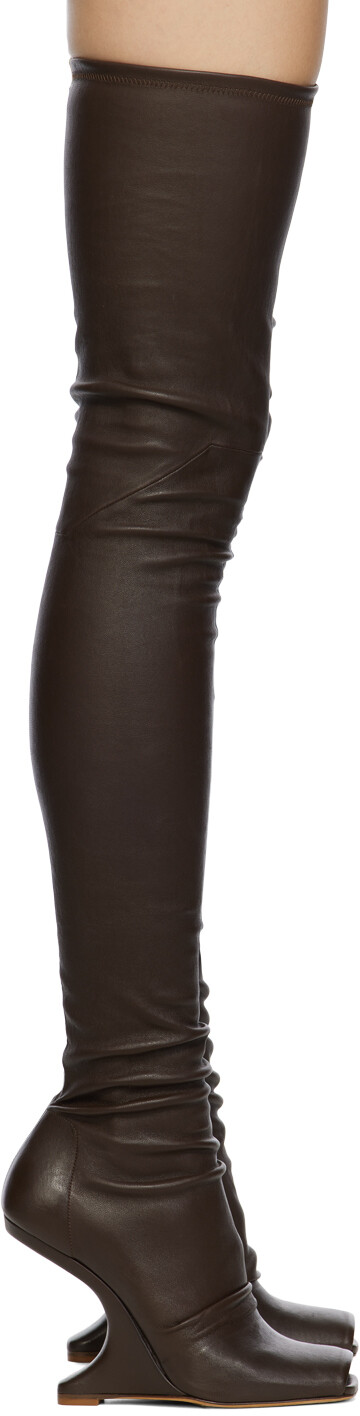 

Коричневые ботинки Rick Owens Cantilever 11