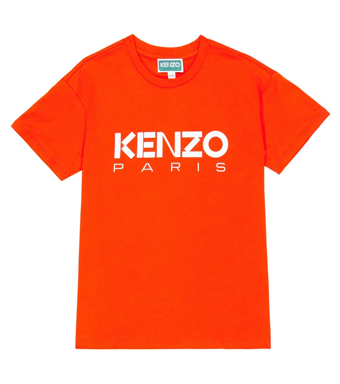 

Футболка из хлопкового джерси с логотипом Kenzo, красный