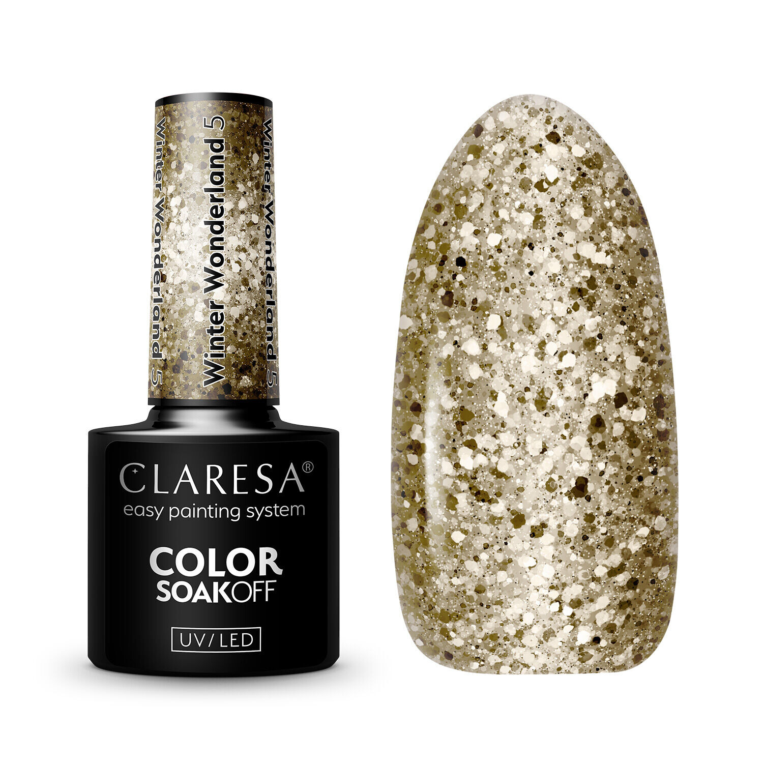 

Гибридный лак для ногтей 5 Claresa Winter Wonderland, 5 гр