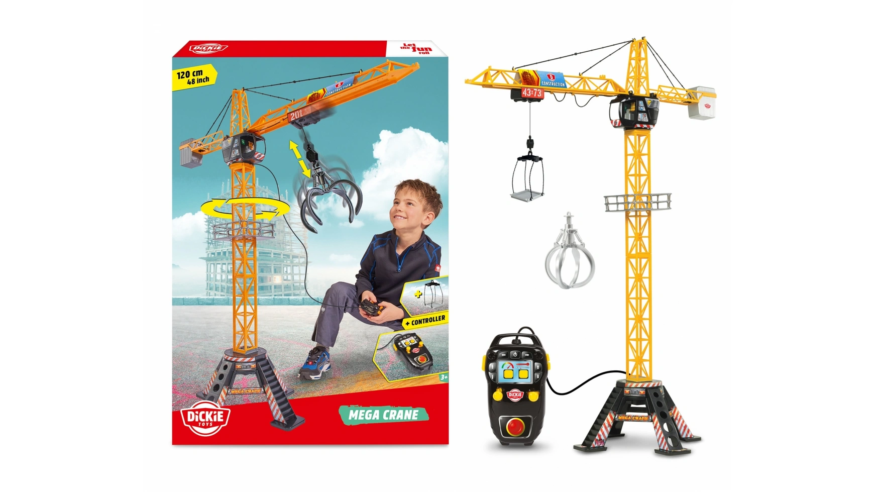 

Dickie Toys Краны Мега Крейн