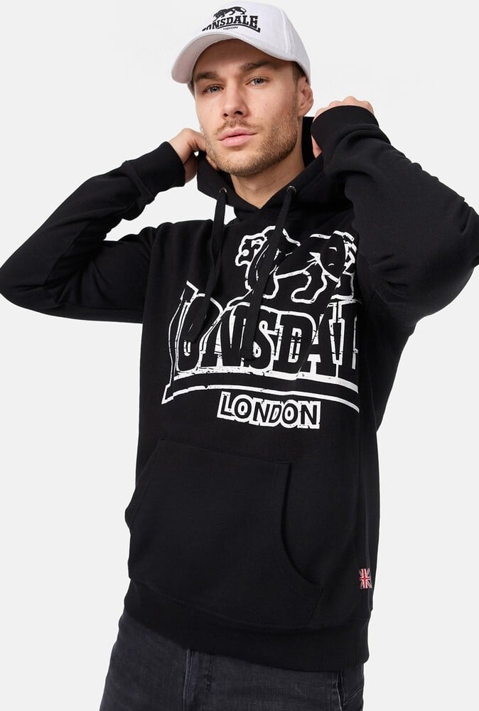 

Толстовка Lonsdale Hoodie Tadley, черный