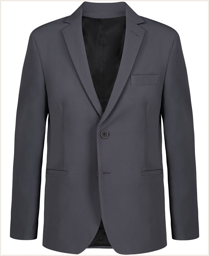 Эластичная куртка для больших мальчиков Calvin Klein, серый пиджак calvin klein размер 40 [eu] голубой