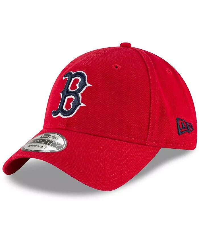 

Мужская красная регулируемая кепка Boston Red Sox Fashion Core Classic 9Twenty New Era, красный
