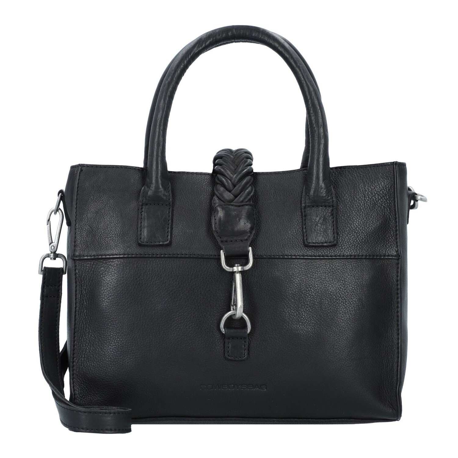 

Сумка Cowboysbag Estevan Handtasche Leder 30 cm, черный