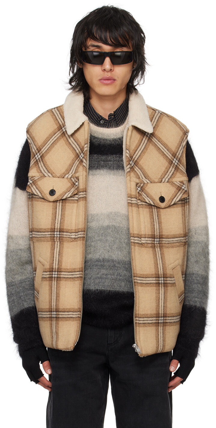 

Бежевый жилет Kiraneo Isabel Marant