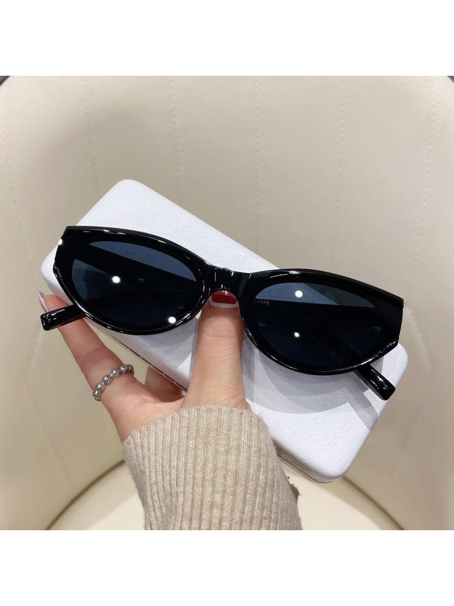 Солнцезащитные очки «кошачий глаз» с цветными линзами для модного винтажного образа