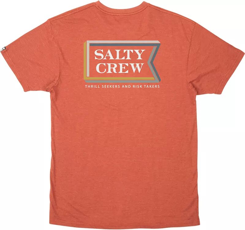 Мужская многослойная футболка премиум-класса с короткими рукавами Salty Crew salty