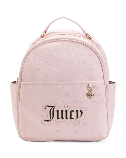 

Большой рюкзак с логотипом Juicy Couture, цвет Powder Blush