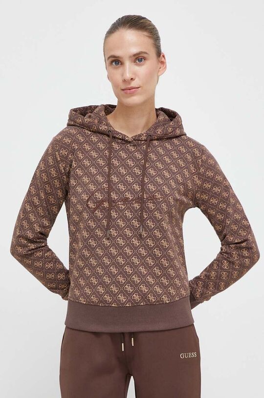 

Угадайте, толстовка Guess, коричневый