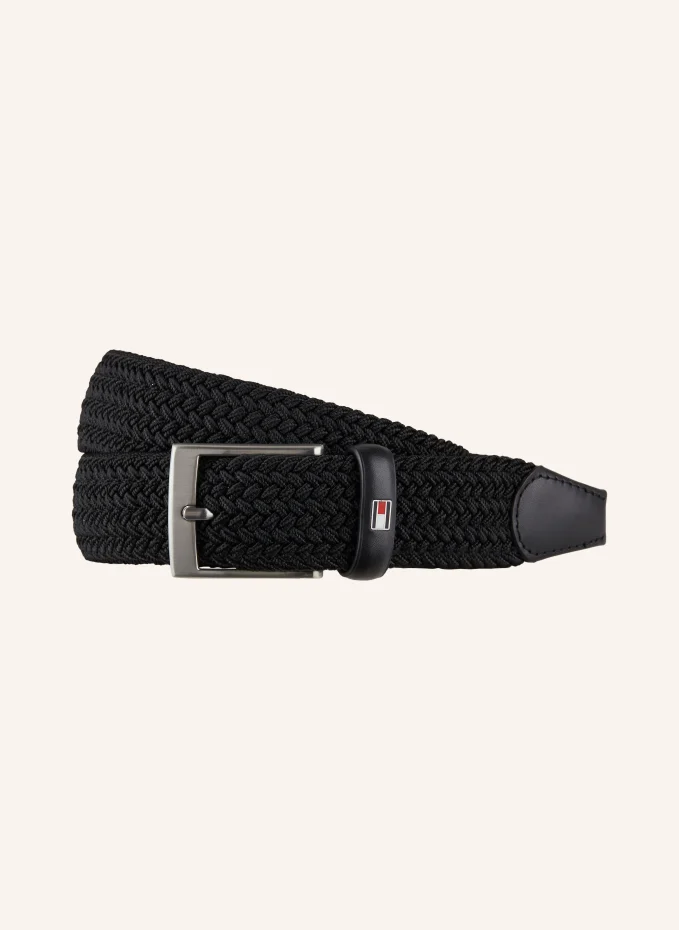 

Плетеный ремень new adan Tommy Hilfiger, черный