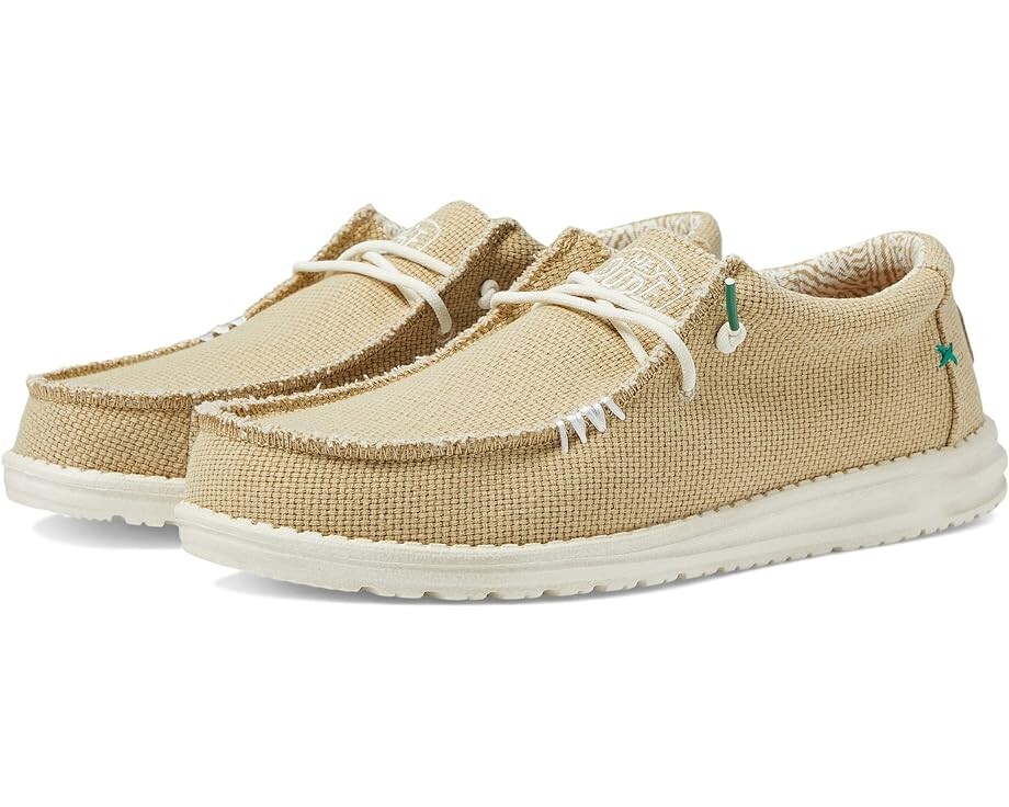 

Кроссовки Hey Dude Wally Braided Slip-On Casual Shoes, песочный