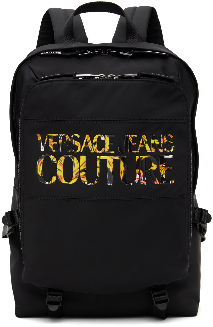 

Черный и разноцветный рюкзак Iconic Range Versace Jeans Couture