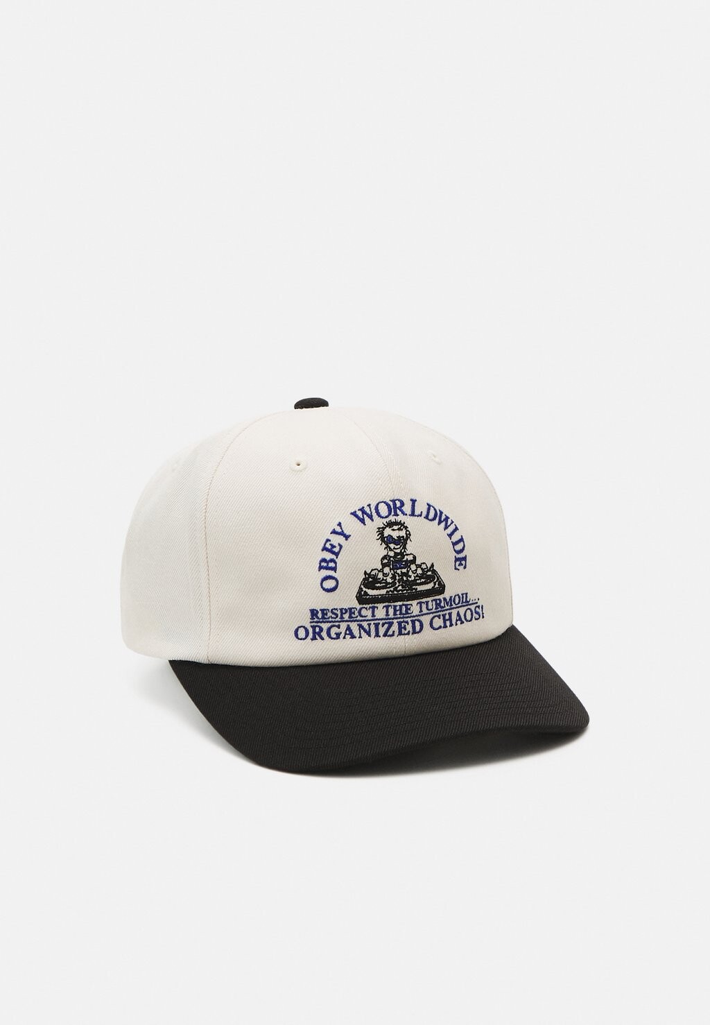 

Бейсболка CHAOS 6 PANEL CLASSIC SNAPBACK UNISEX Obey Clothing, цвет cream multi