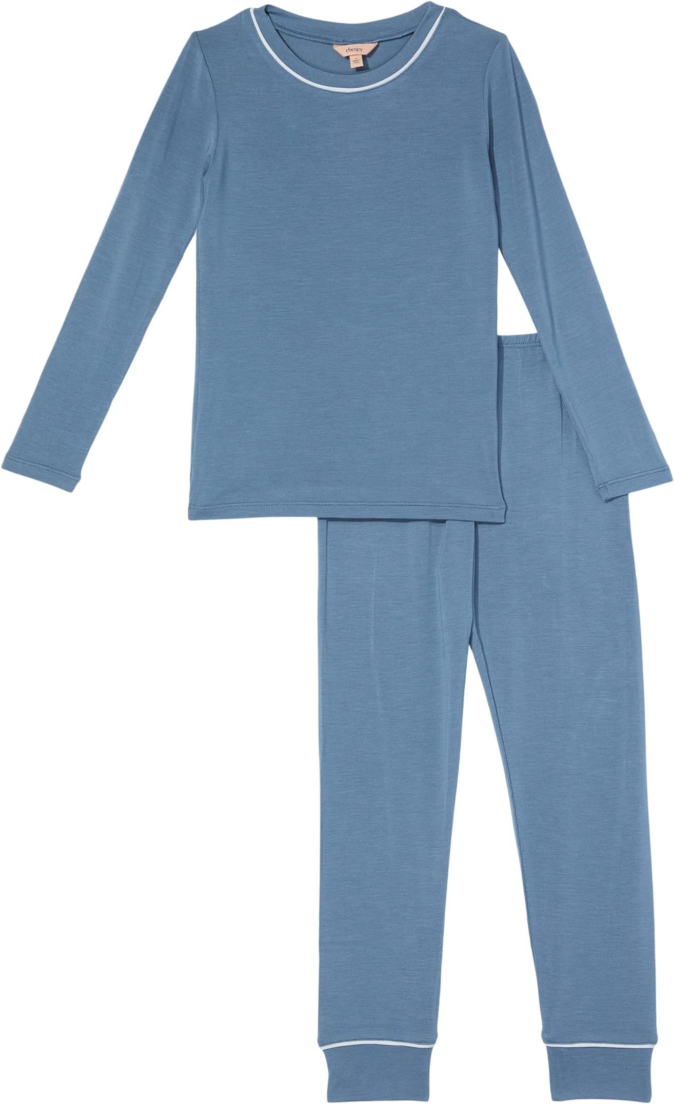 

Пижамный комплект Eberjey Gisele - Mini Long PJ Set, цвет Coastal Blue/Ice Blue