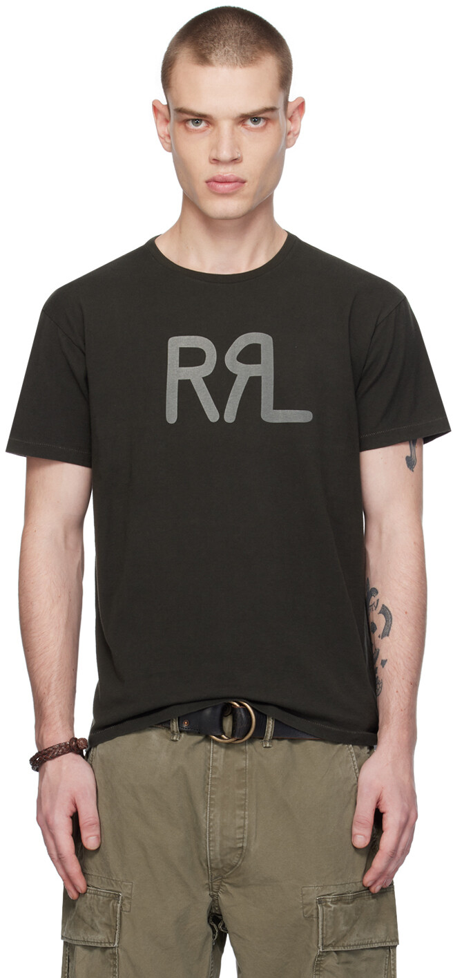

Черная футболка ранчо Rrl