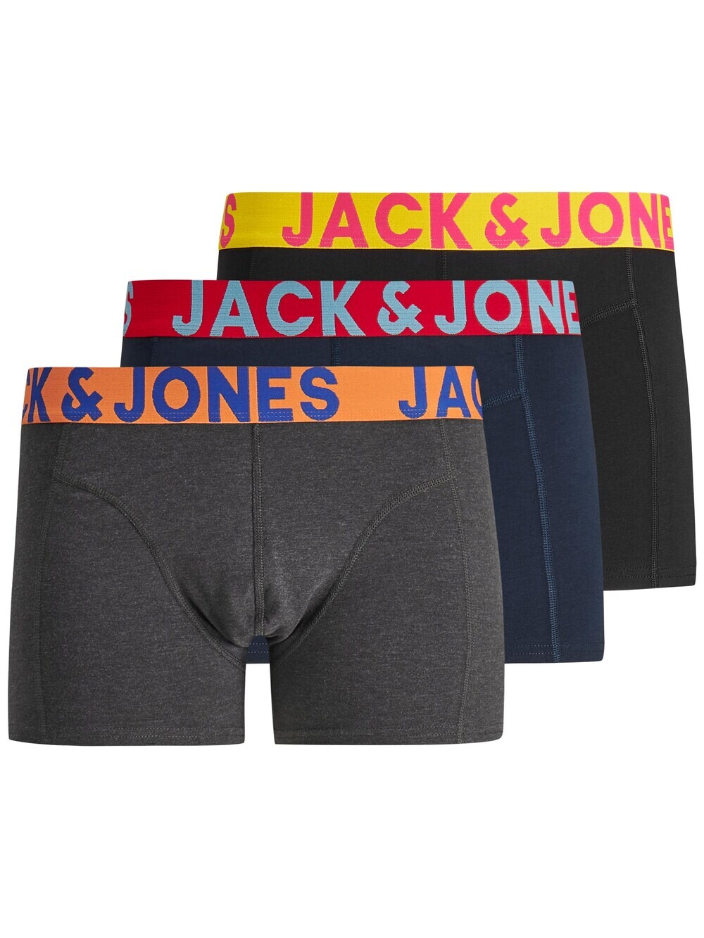 

Трусы Jack & Jones Junior Crazy, темно-синий/темно-серый/черный