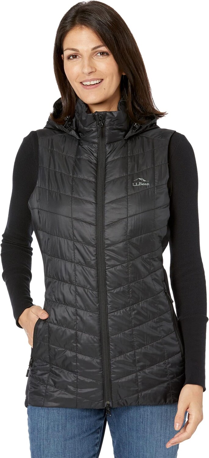 

Длинный жилет Primaloft Packaway L.L.Bean, черный