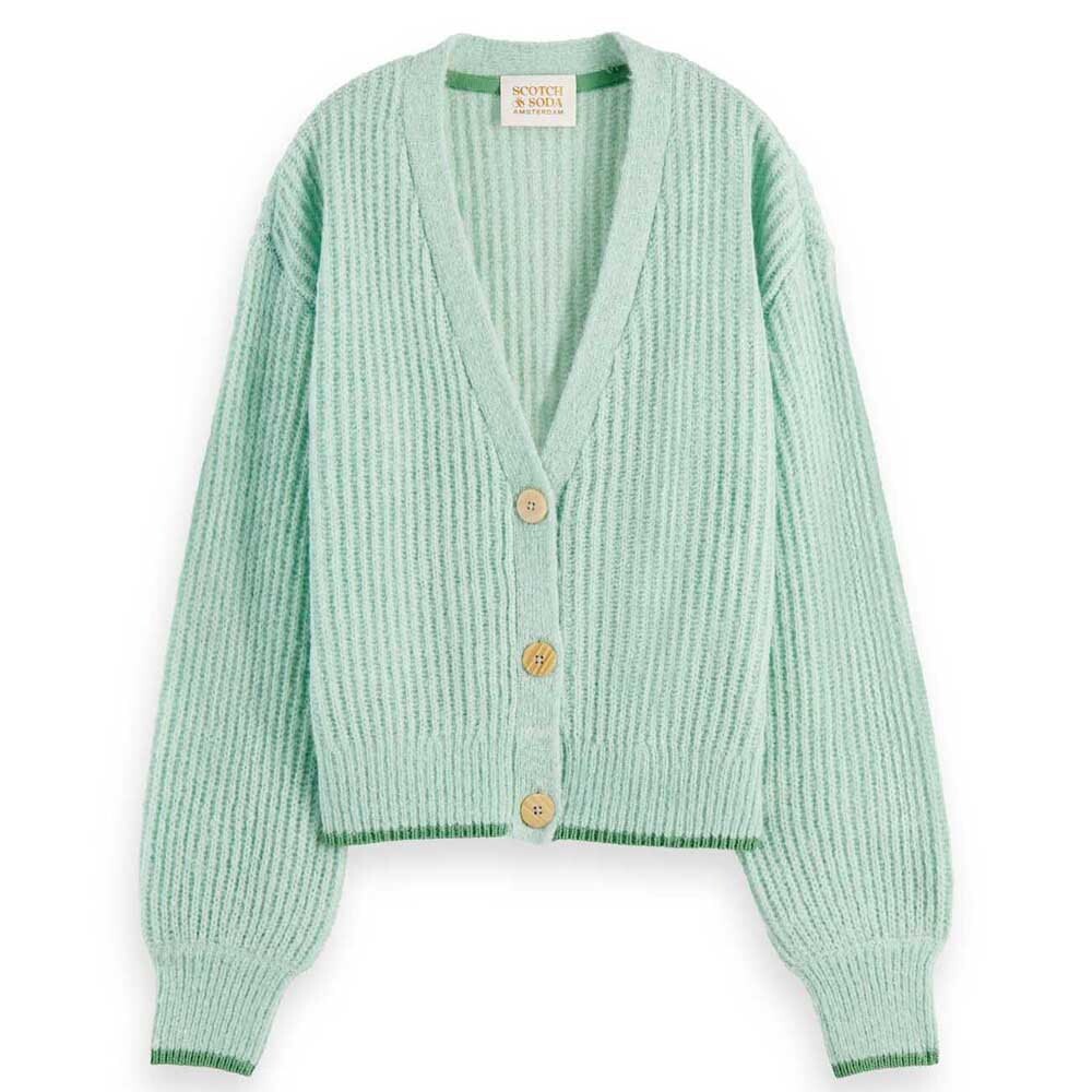 

Кардиган Scotch & Soda Fuzzy, зеленый