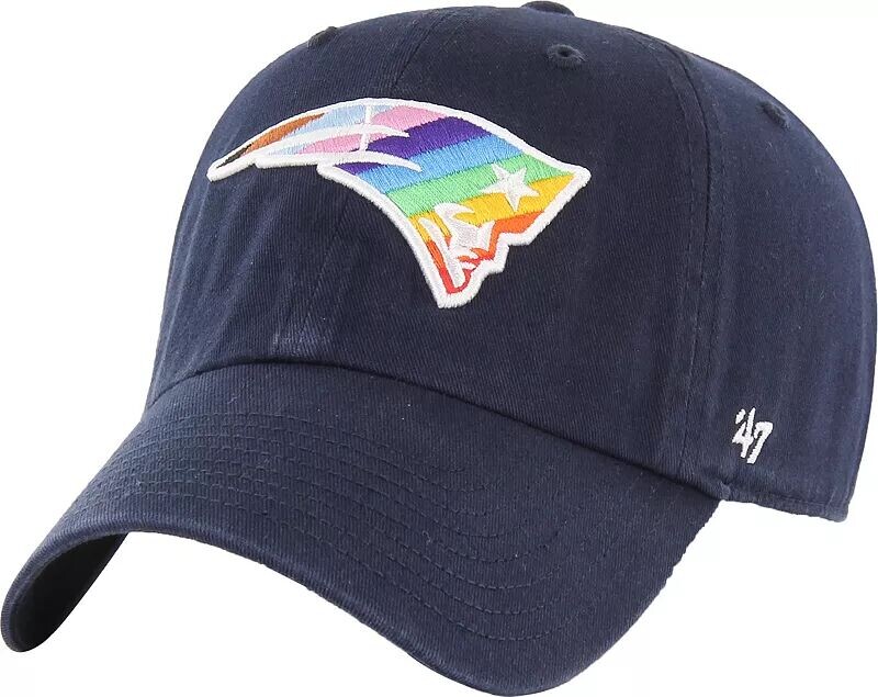 

Мужская темно-синяя регулируемая кепка New England Patriots Pride '47