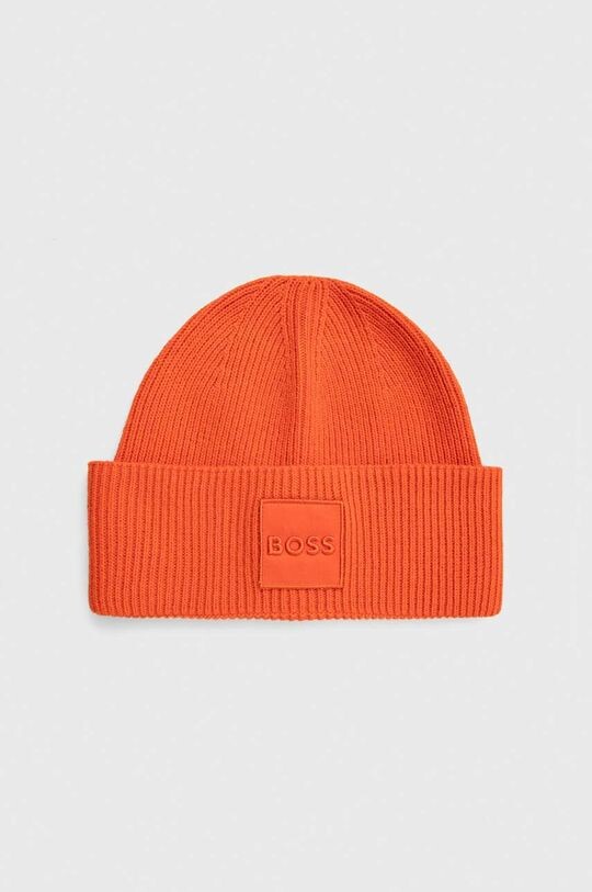 

Шапка BOSS из смесовой шерсти Boss, оранжевый