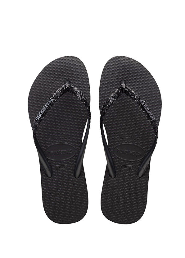 

Женские пляжные тапочки Slim Glitter ii Havaianas, черный