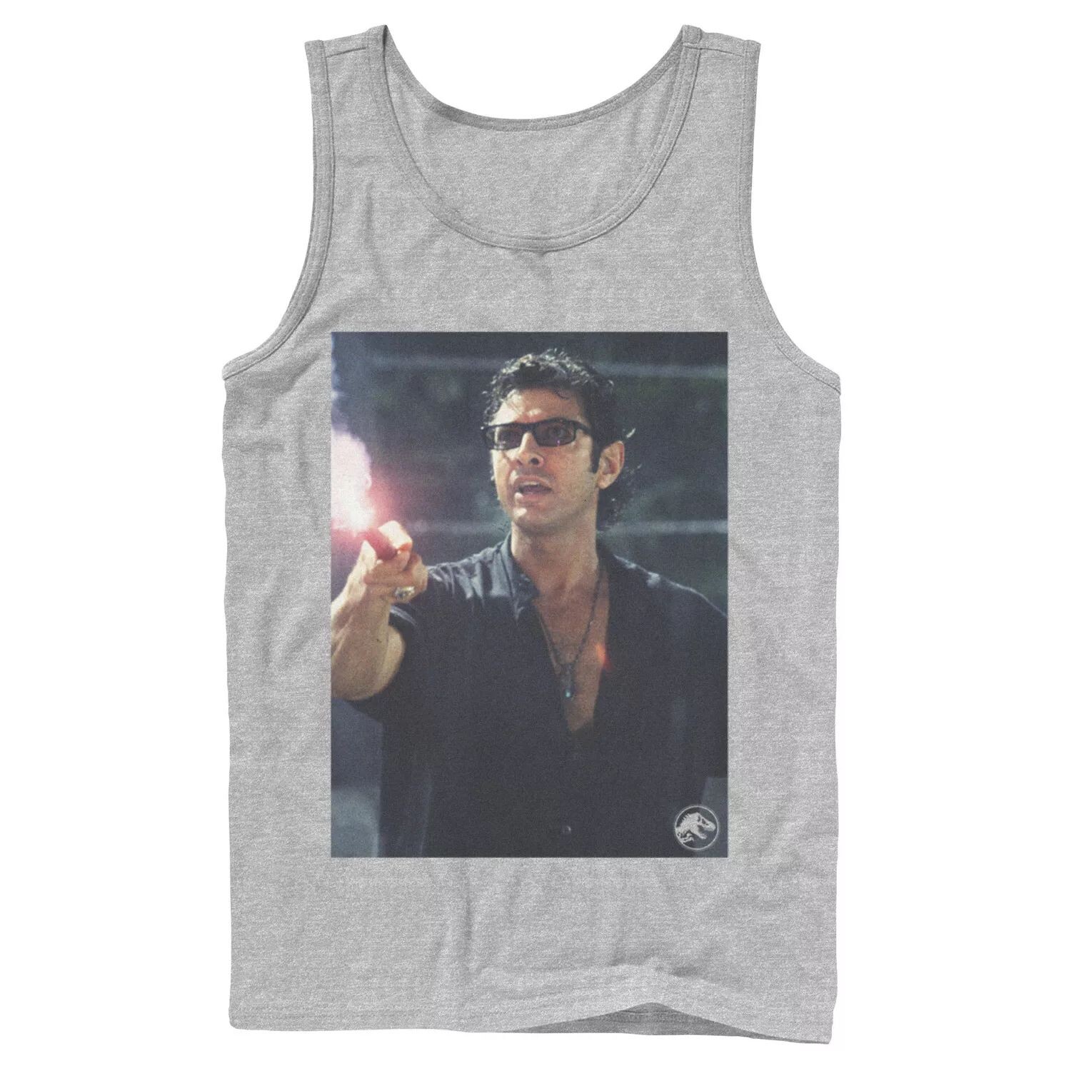 

Мужская майка с изображением парка Юрского периода Ian Malcolm Road Flare и графическим рисунком Licensed Character
