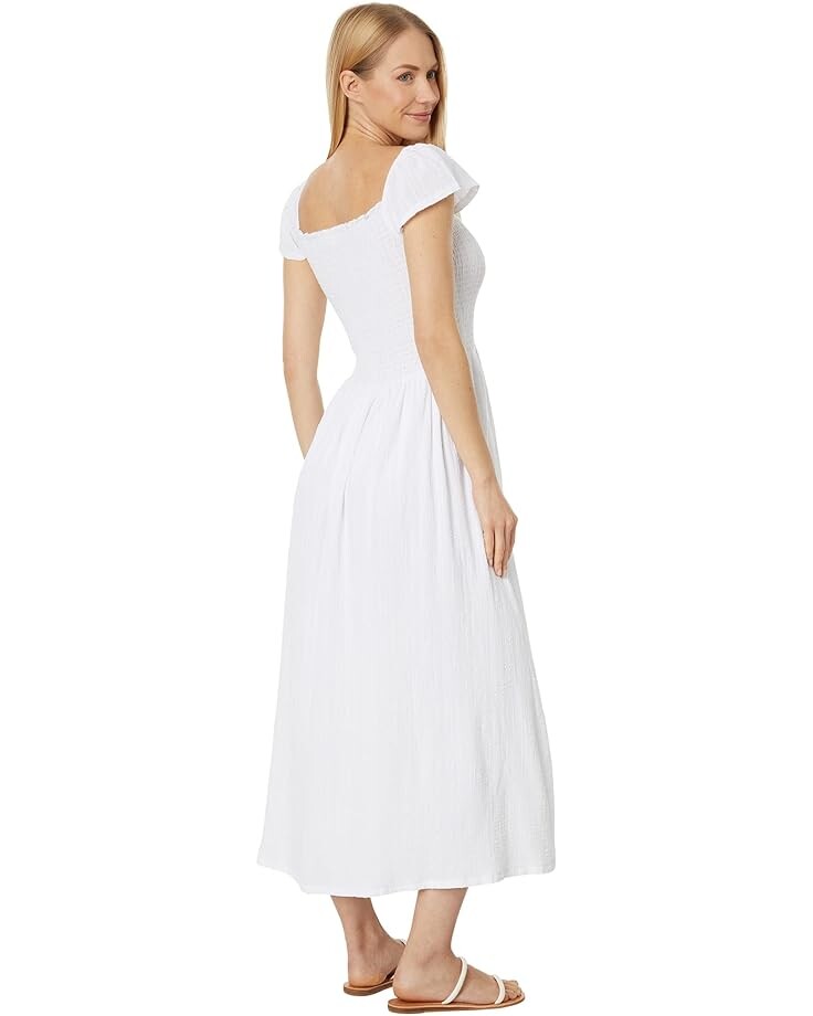 

Платье Splendid Tai Ruched Mini Dress, белый