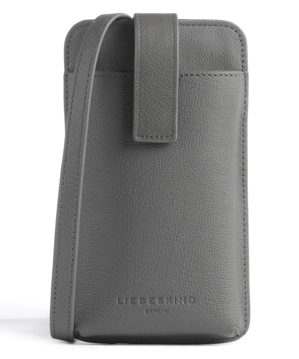 

Чехол для телефона Harris из зерненой кожи Liebeskind, серый