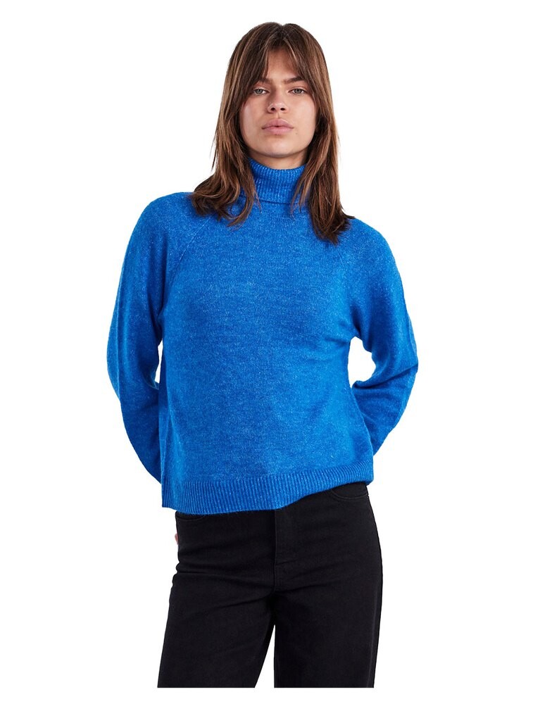 Свитер Pieces Juliana Roll Neck, синий