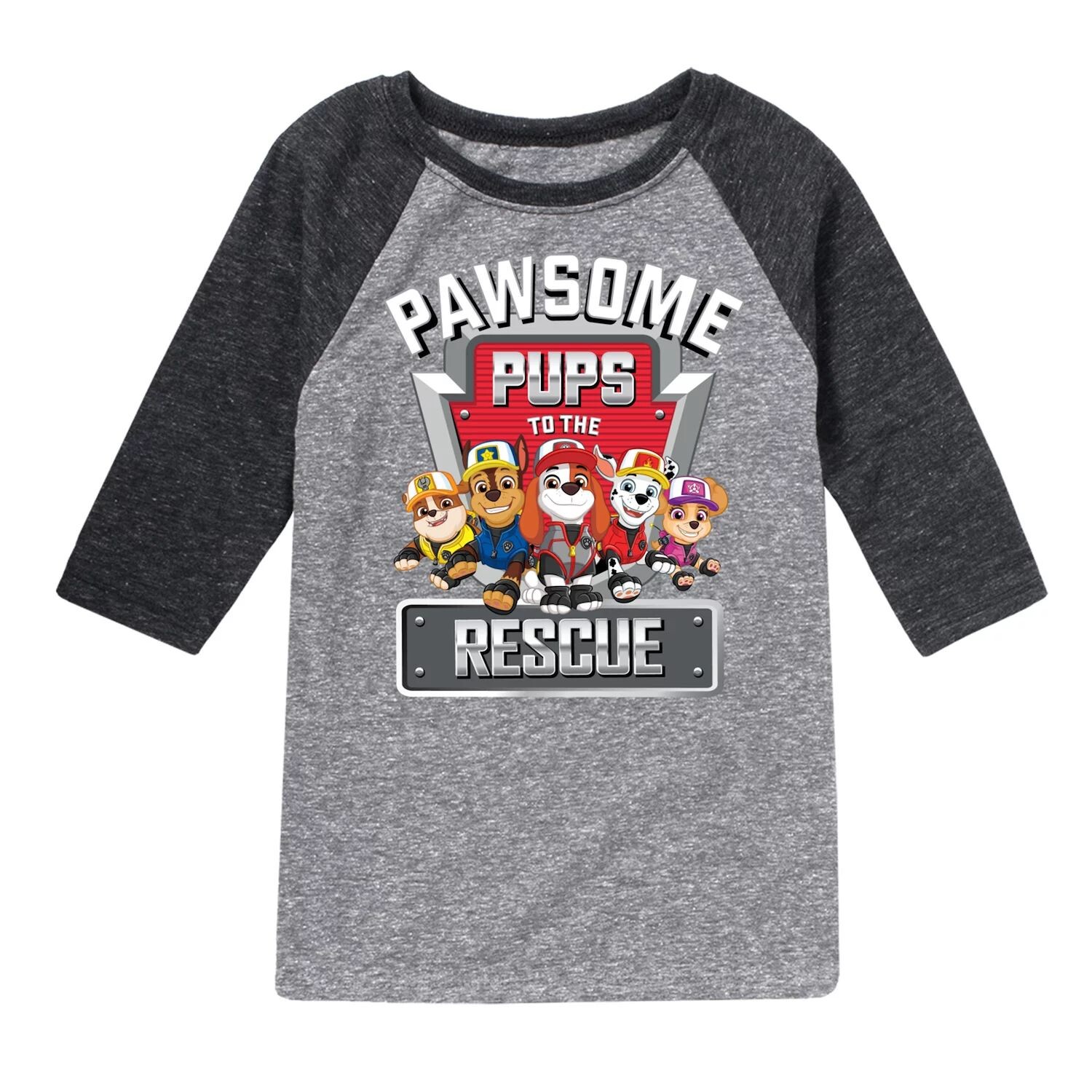 

Футболка реглан с рисунком спасателей Paw Patrol "Pawsome Pups" для мальчиков 8–20 лет Licensed Character