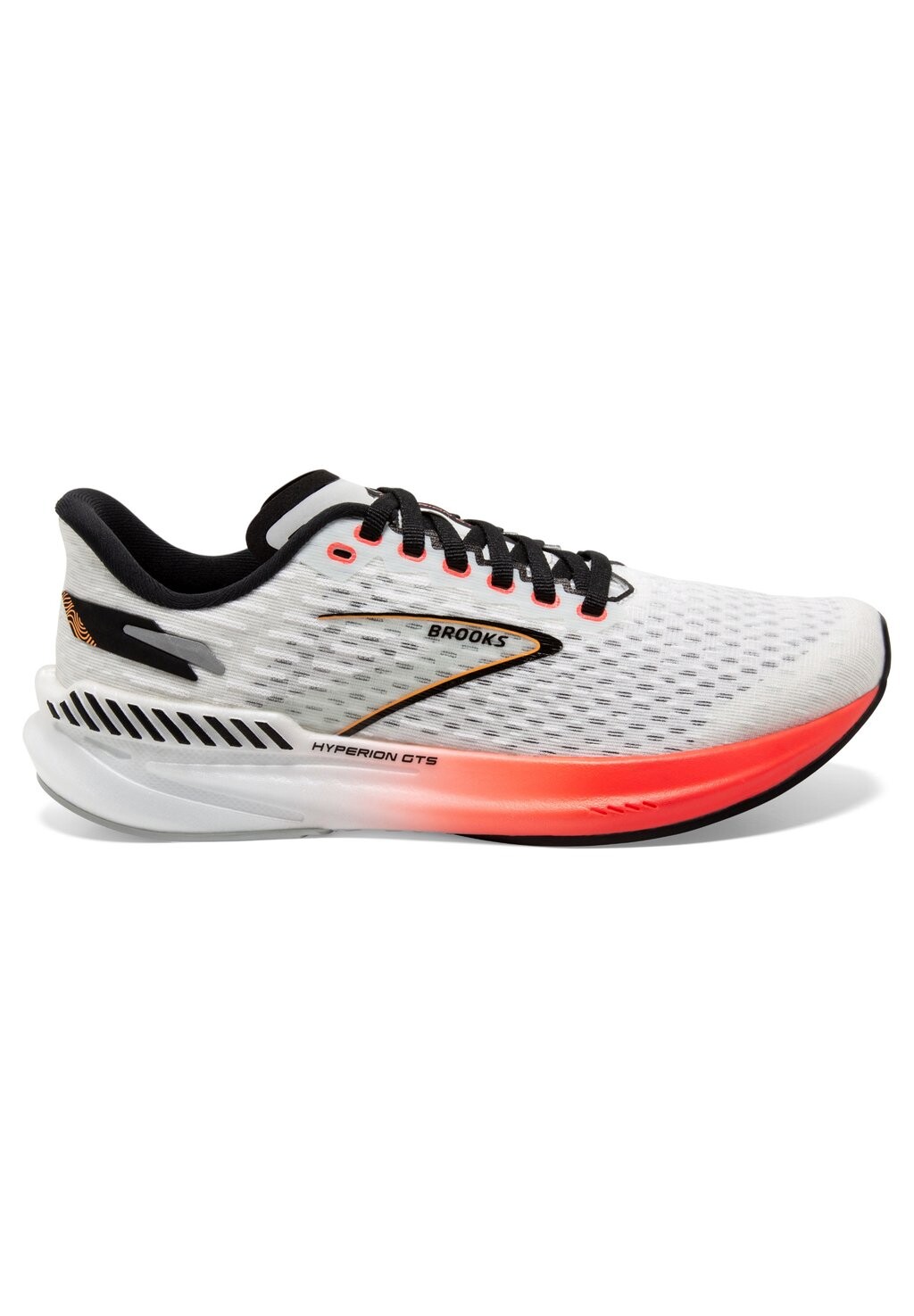 Стабилизирующие кроссовки Hyperion Gts Brooks, цвет white fiery coral orange