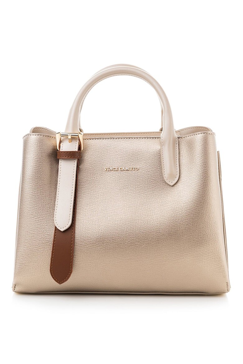 

Сумка из экокожи с эффектом металлик Vince Camuto, желтый