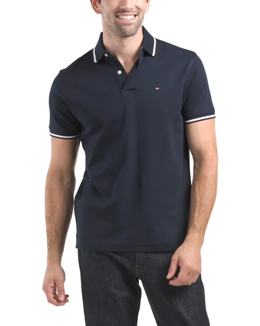 

Поло с короткими рукавами Richard Tommy Hilfiger, цвет Desert Sky