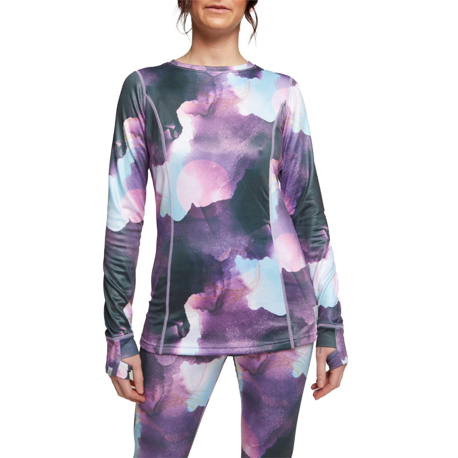 

Топ Rojo Outerwear Living Best Life Crewneck, цвет Watercolour Universe