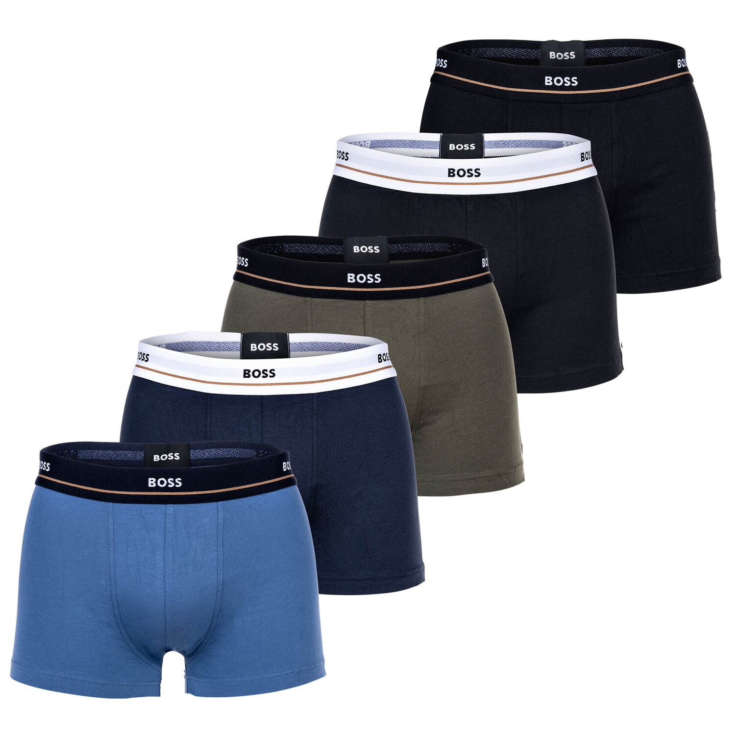 Боксеры BOSS Boxershort 5 шт, черный