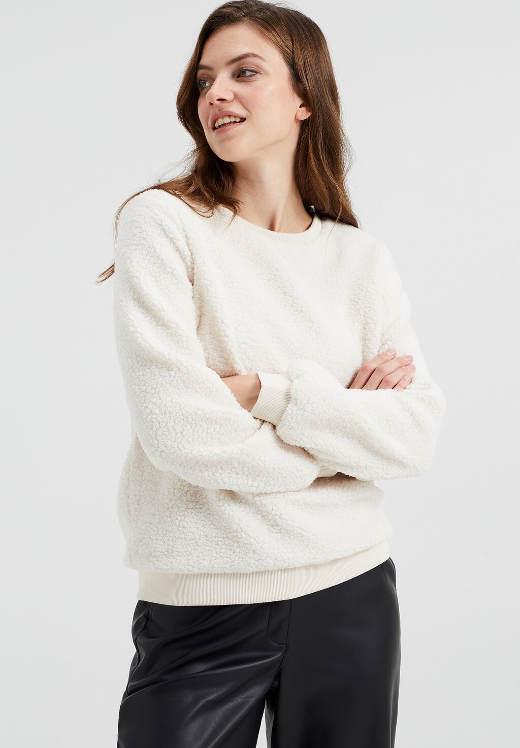 

Толстовка из флиса WE Fashion, белый